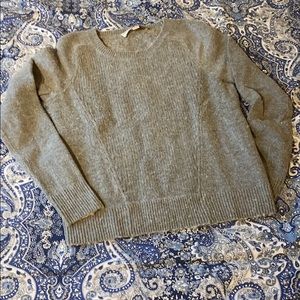 Soft Gray Knit Sweater